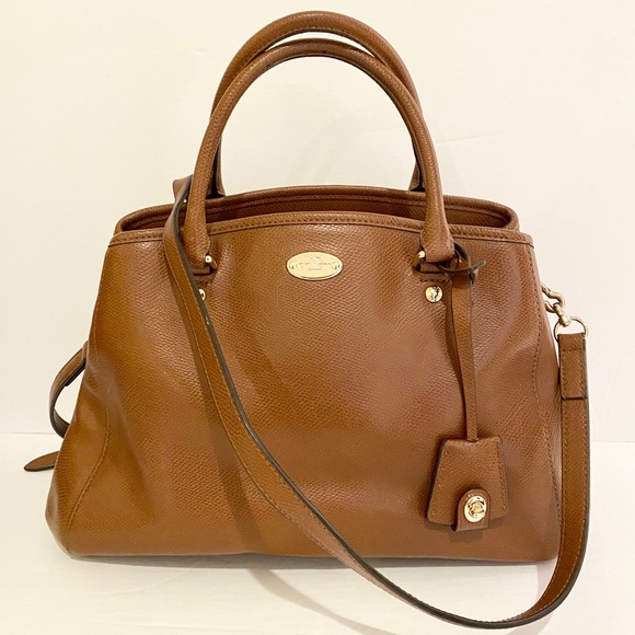 ❤️ Coach ‘Small Margot’ Leather Carryall Satchel - Picture 2 of 10